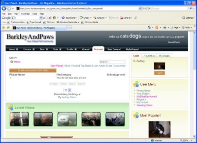 Adding Pet Pictures