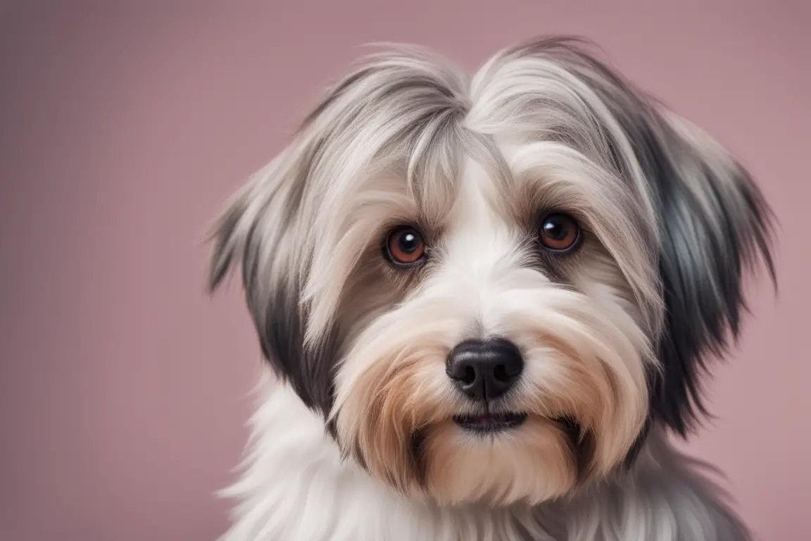 A Havanese with a stylish haircut