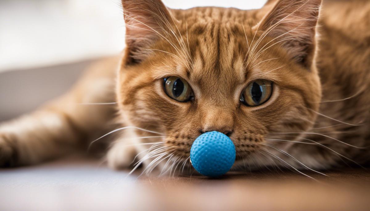 cat lying on floor