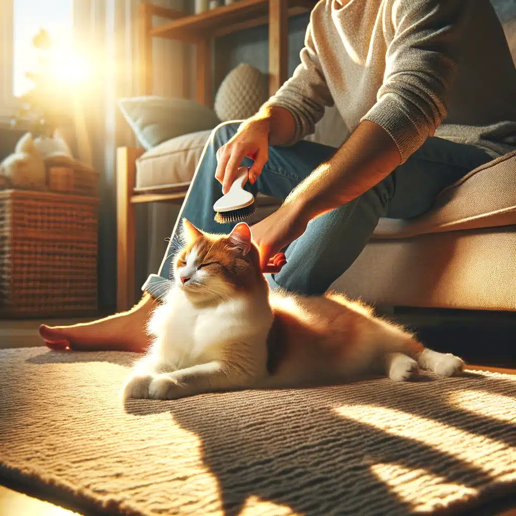 cat grooming brush