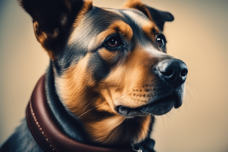 Image of a dog with a skin condition or allergies