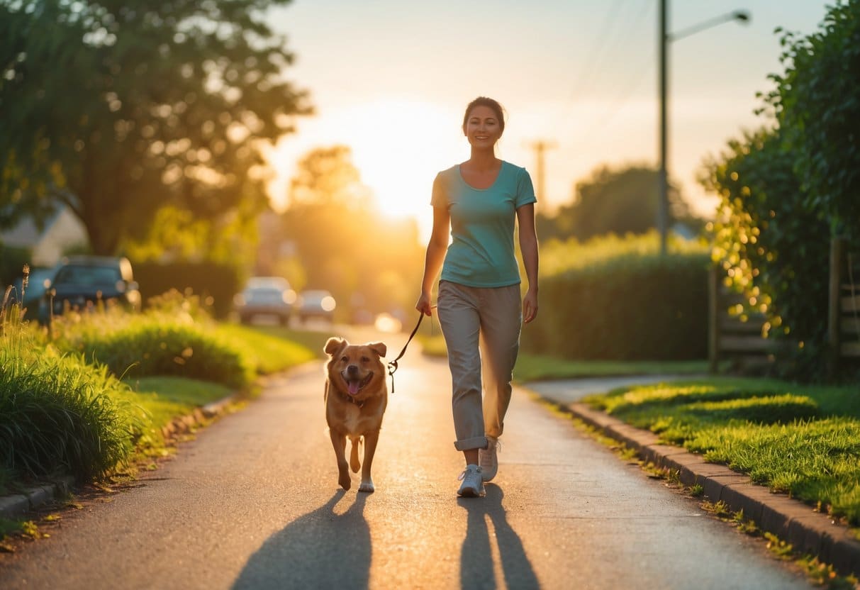 Best time to walk your dog during the summer