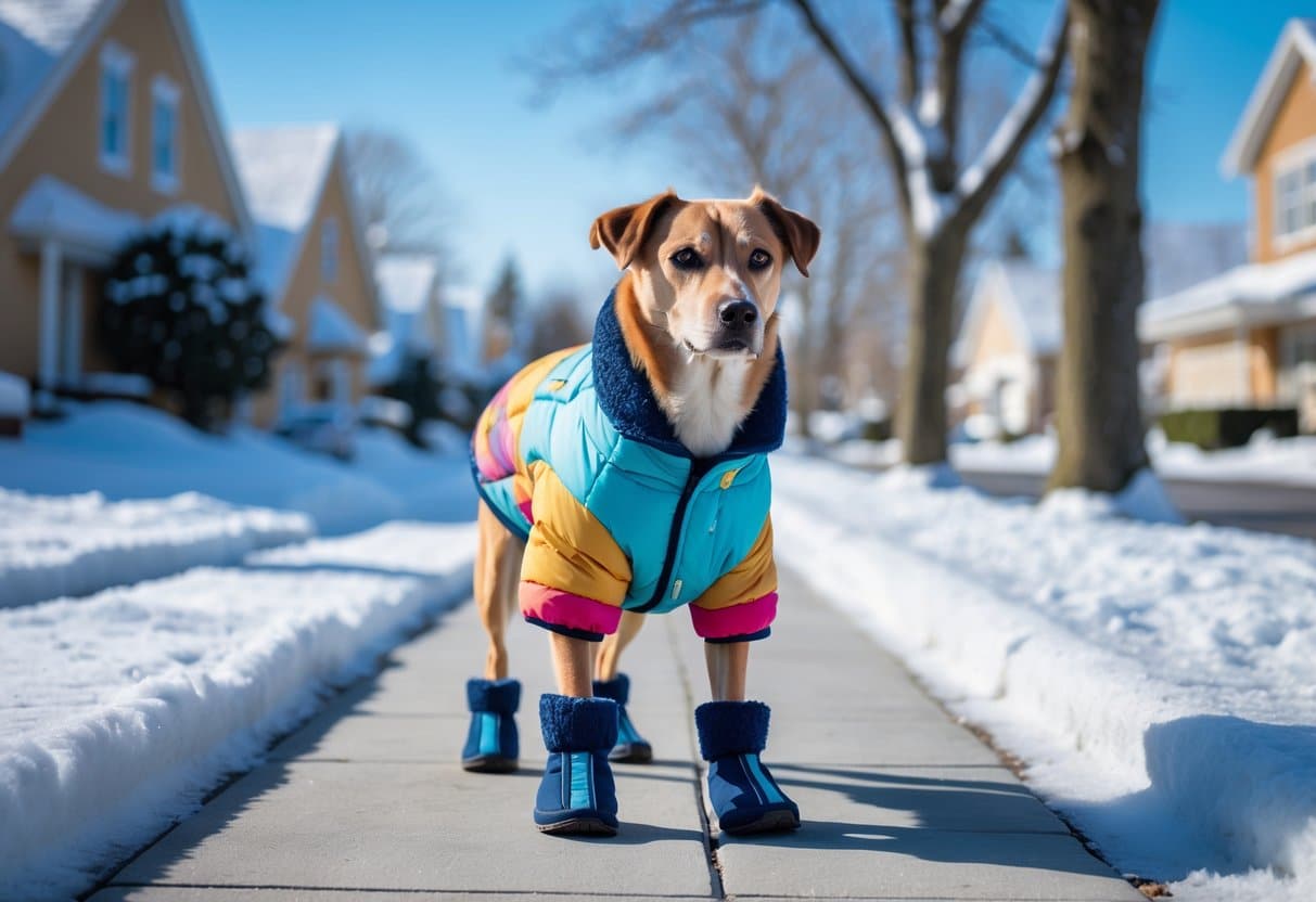 How cold is too cold for a dog to walk outside