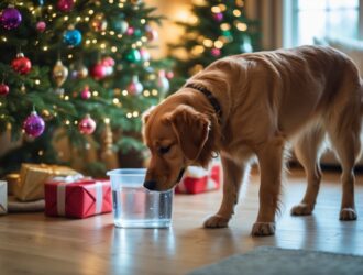 Is Christmas tree water toxic to dogs